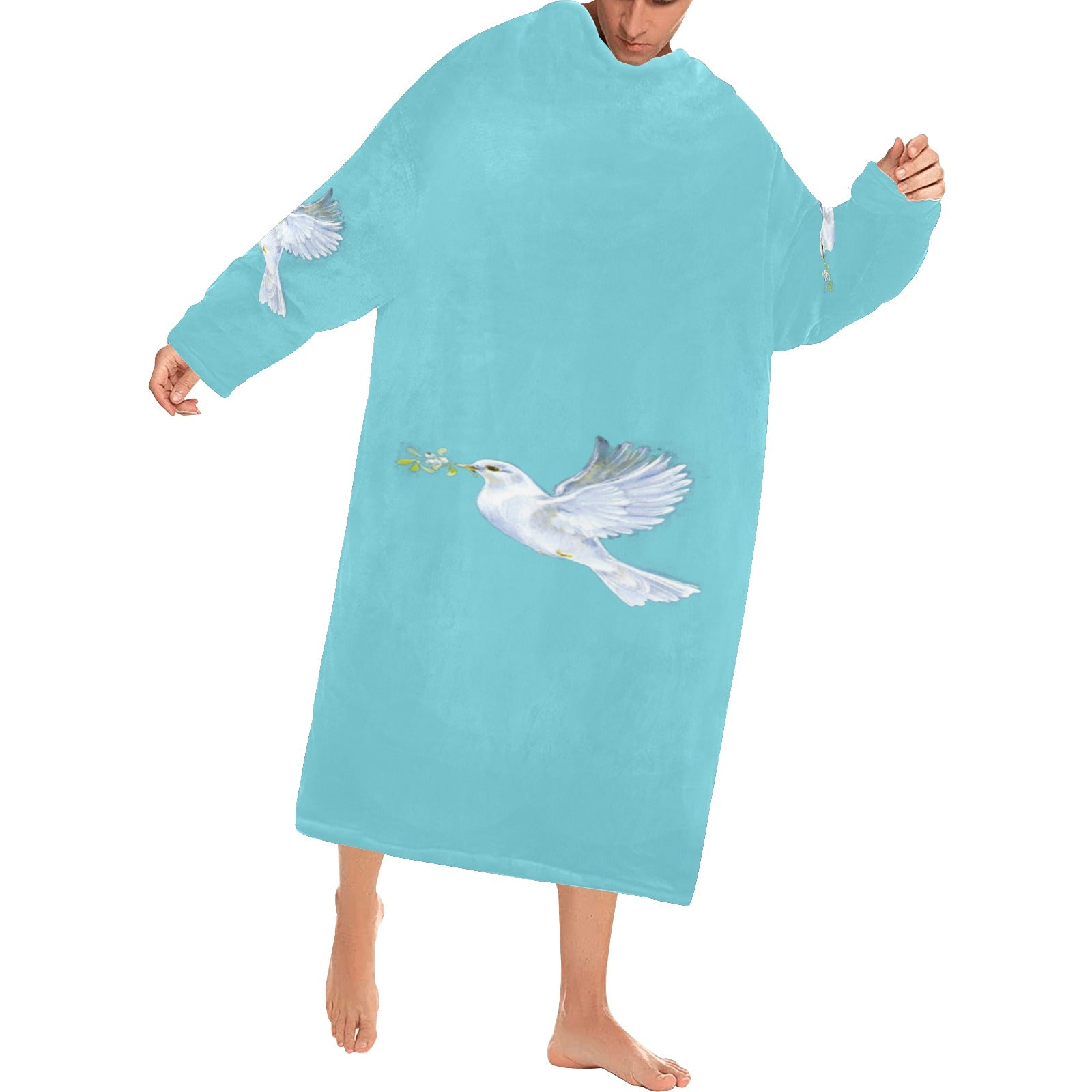 Dove Blanket Robe