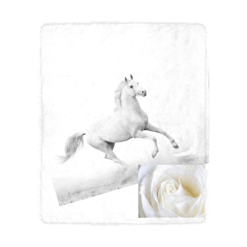 blanket white horse