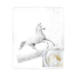 blanket white horse