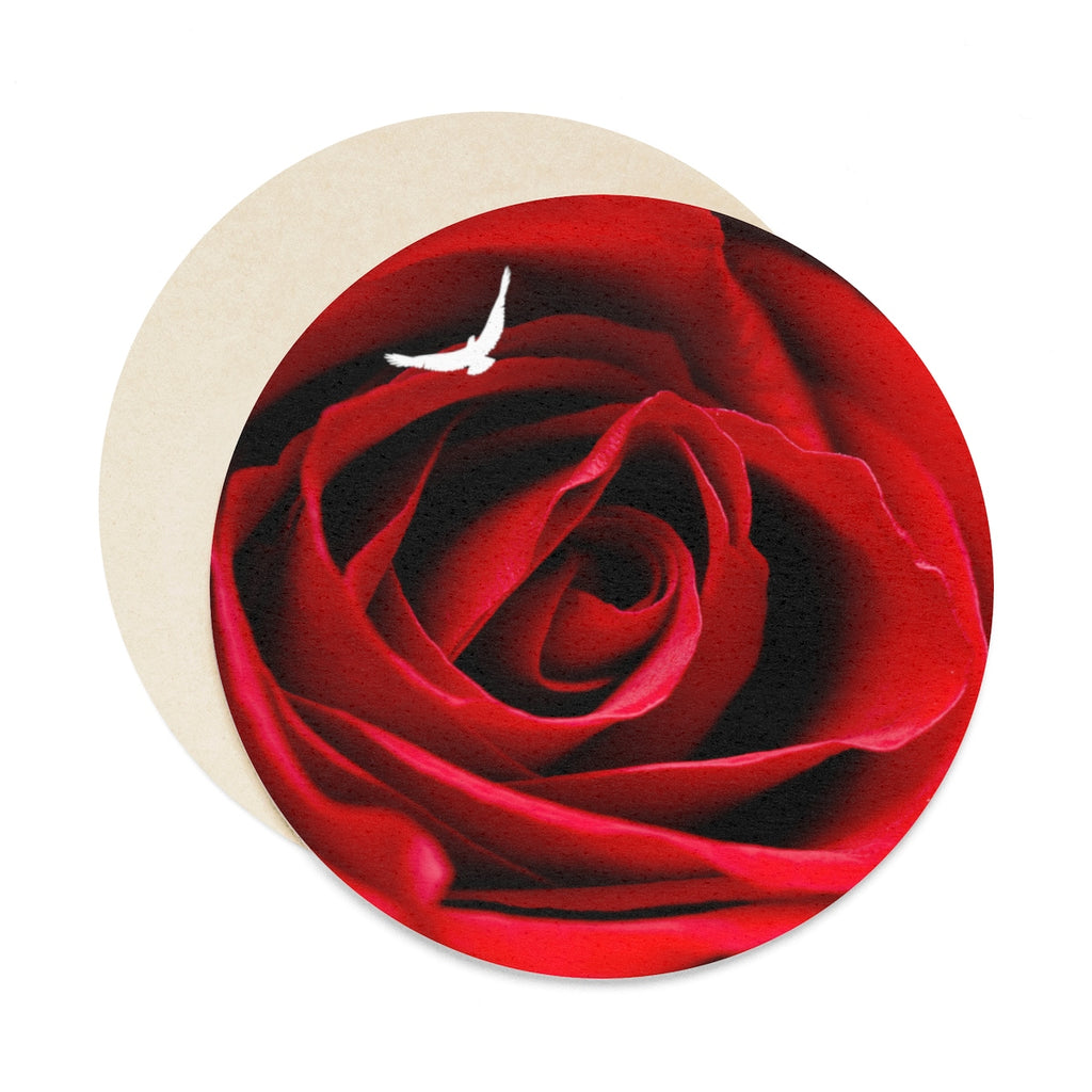 ROSE Paper Coaster Set - 6pcs