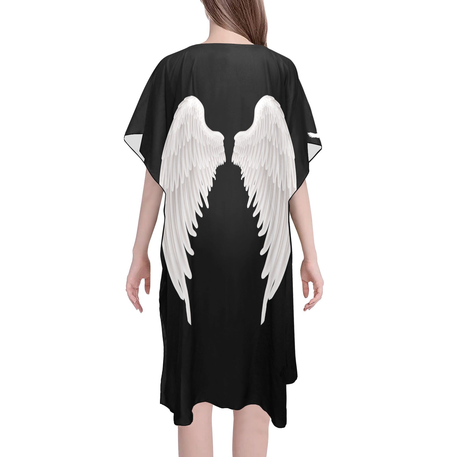 black with Angel wings