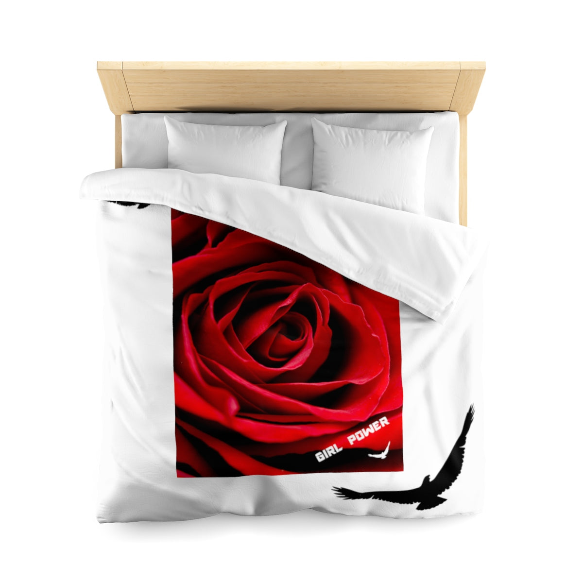 Rose Comforter Cover + Names + DOB