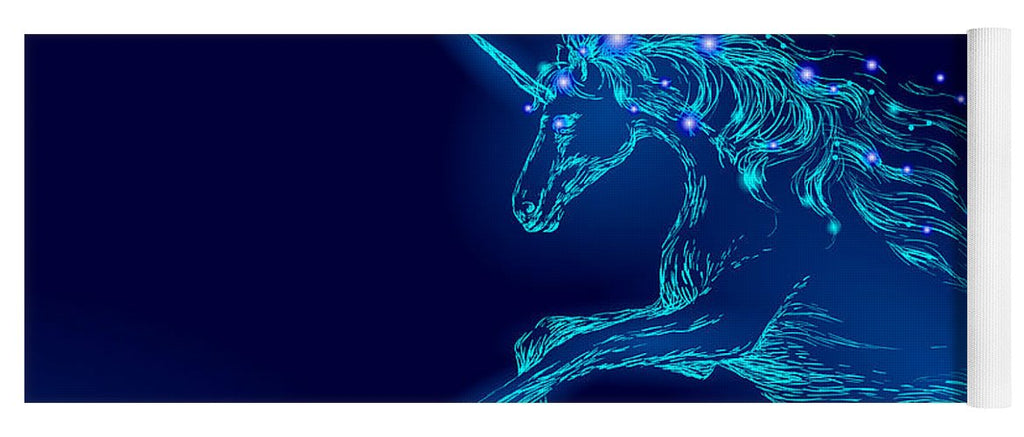 blue glowing rides rock