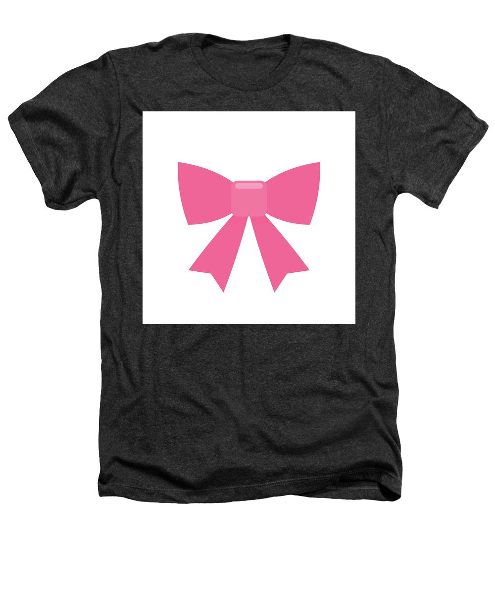 Pink bow simple flat icon - Heathers T-Shirt