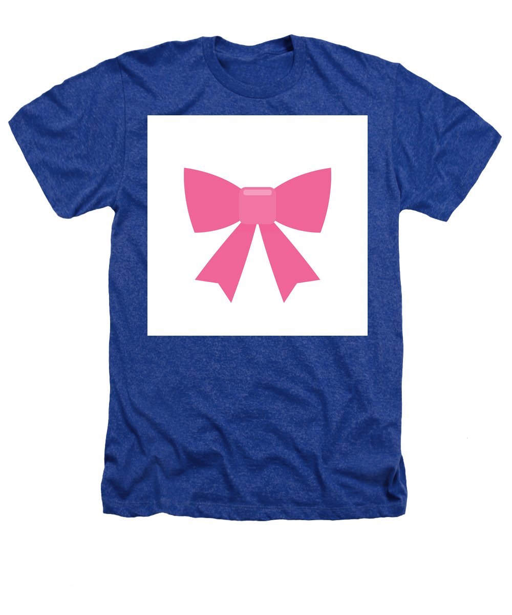 Pink bow simple flat icon - Heathers T-Shirt