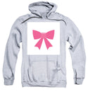 Pink bow simple flat icon - Sweatshirt