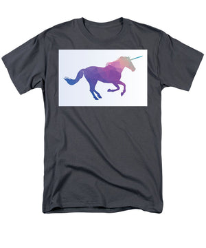 Polygonal Unicorn Horse Silhouette - Men's T-Shirt  (Regular Fit)