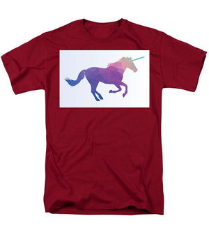 Polygonal Unicorn Horse Silhouette - Men's T-Shirt  (Regular Fit)