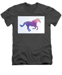 Polygonal Unicorn Horse Silhouette - Men's V-Neck T-Shirt