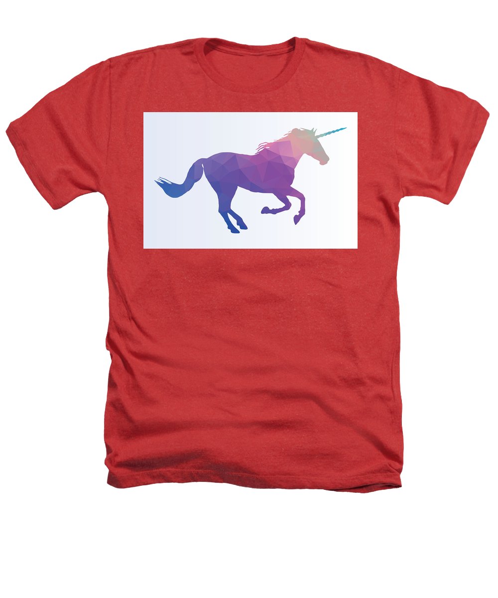 Polygonal Unicorn Horse Silhouette - Heathers T-Shirt
