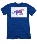 Polygonal Unicorn Horse Silhouette - T-Shirt